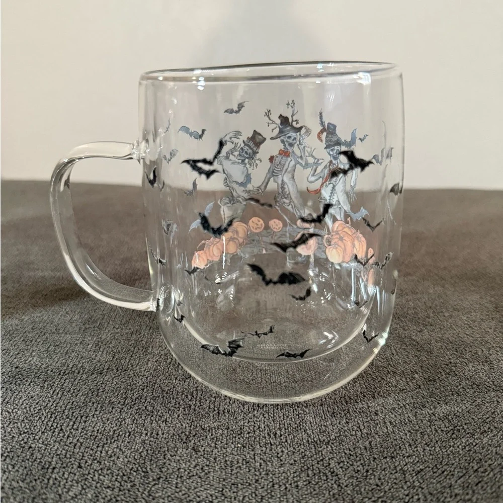 Williams Sonoma Haunted Hosts Double-Wall Mugs Set of 2